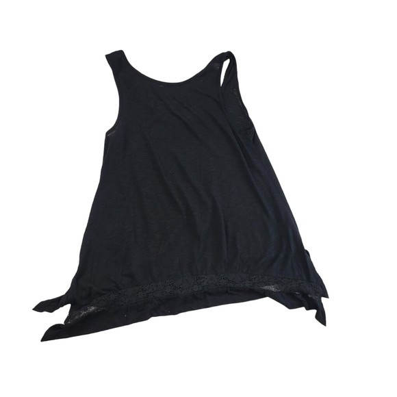 Tunic Tank Top Shirt Junior M 7-9 Dream on Dreamer Sleeveless Scoop Neck Black - Picture 14 of 16